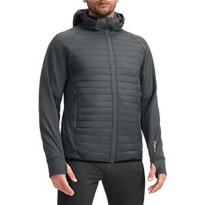 Men's Puffer Jacket Winter Thermal Running Jacket
